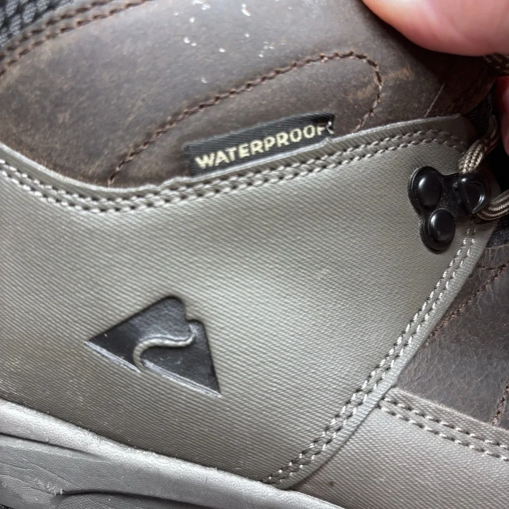 Ozark ‎ Men's Waterproof Hiking Boots Size 12, Brown